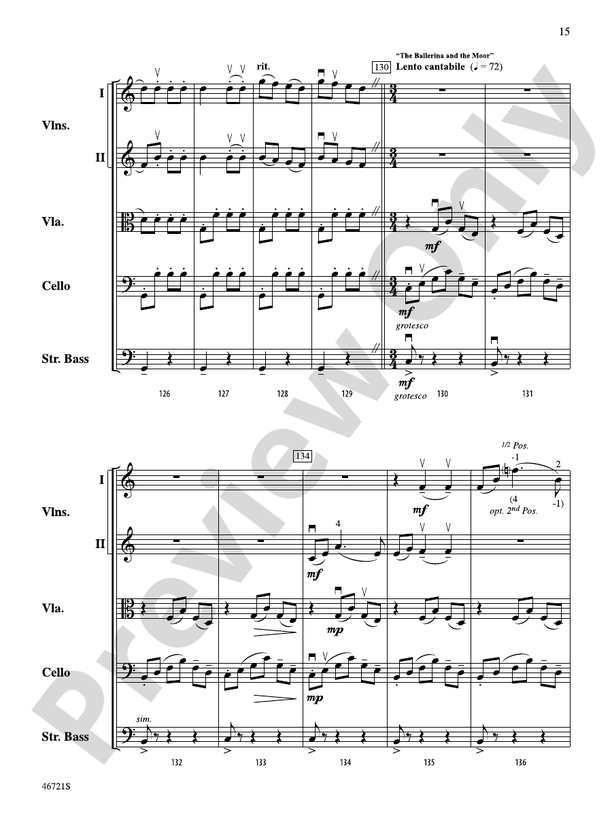 Petrushka - String Orchestra Conductor Score & Parts (Digital Download)