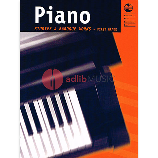 AMEB Piano Studies and Baroque Works First Grade - Piano AMEB 1201055439