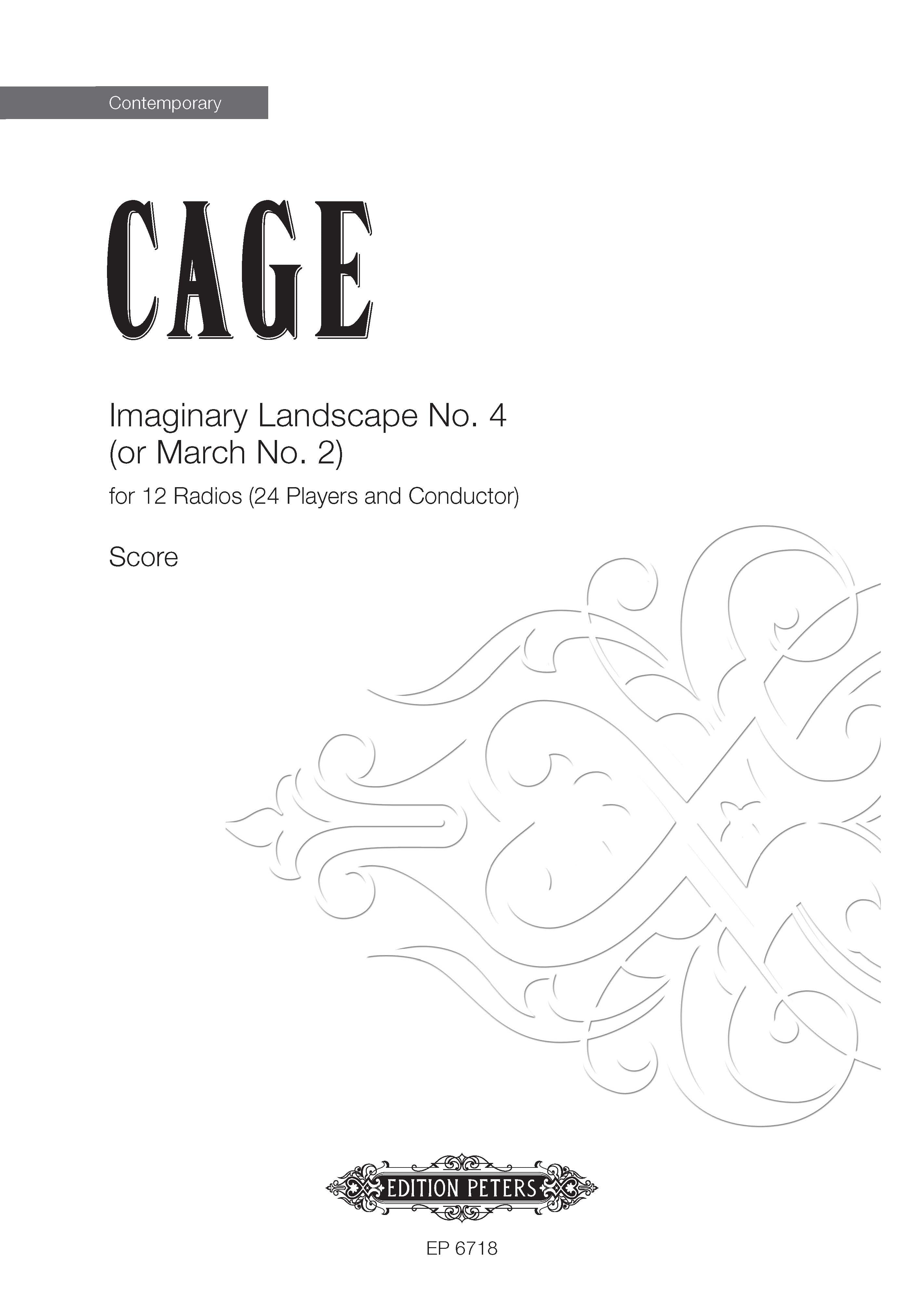 Imaginary Landscape No.4 (or March No.2) - Radio Full Score (Digital Download)