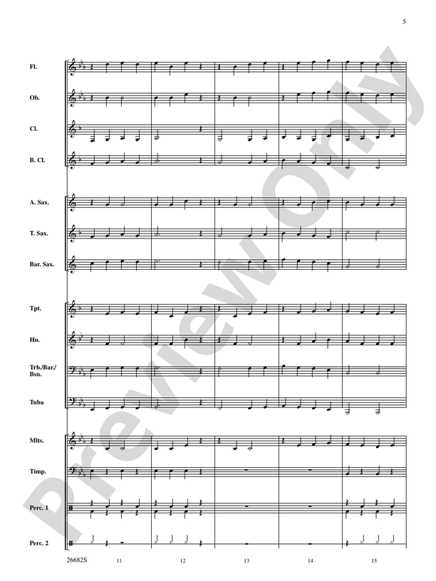 Belwin Very Beginning Band Kit #3 - Concert Band Conductor Score & Parts (Digital Download)