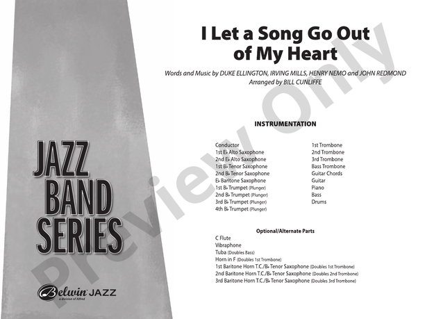 I Let a Song Go Out of My Head - Jazz Ensemble Conductor Score & Parts (Digital Download)