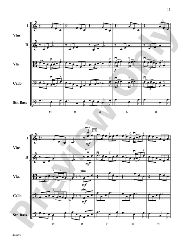 Legacy - String Orchestra Conductor Score & Parts (Digital Download)