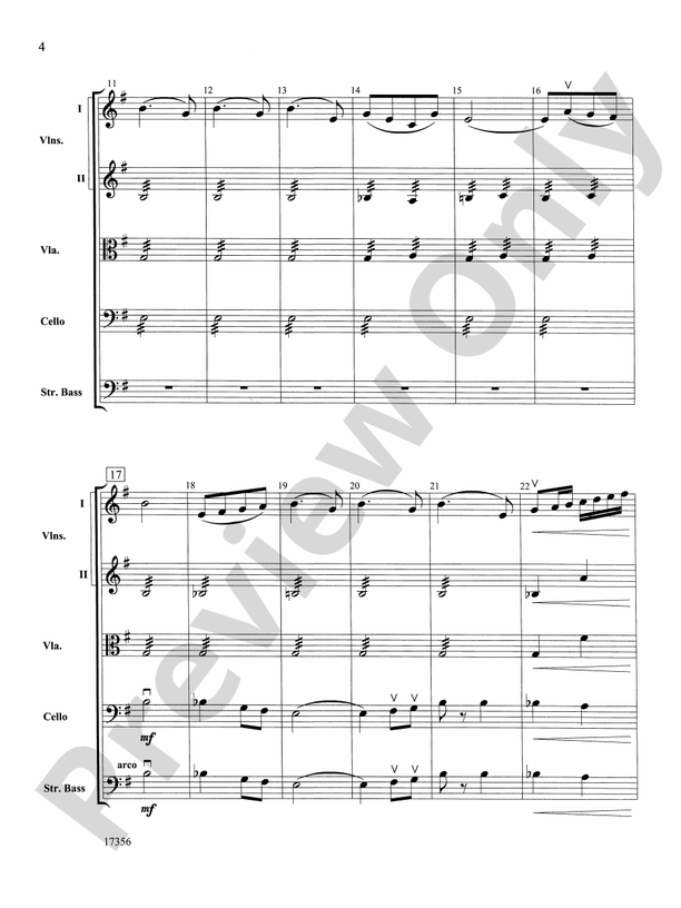 Alla Tchaikovsky – String Orchestra Conductor Score & Parts (Digital Download)