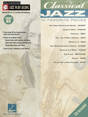 Classical Jazz - Jazz Play-Along Volume 63 - Various - Bb Instrument|Bass Clef Instrument|C Instrument|Eb Instrument Hal Leonard Lead Sheet /CD