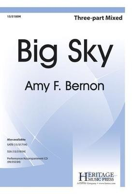 Big Sky - Amy F. Bernon - 3-Part Mixed Heritage Music Press Octavo