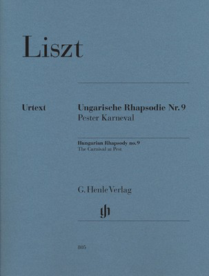 Hungarian Rhapsody No 9 Ed Herttrich Urtext - Franz Liszt - Piano G. Henle Verlag Piano Solo