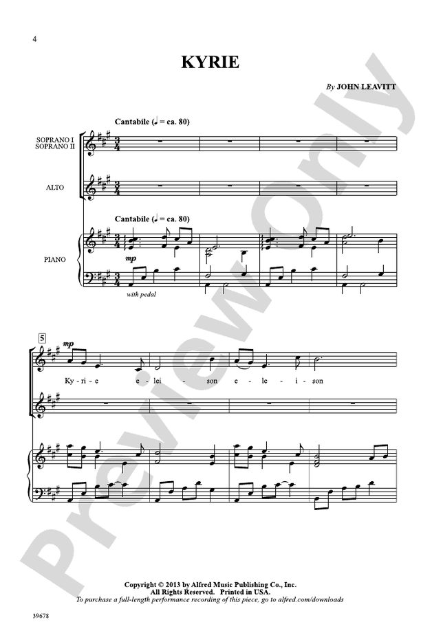 Missa Festiva – SSA Choral Octavo (Digital Download)
