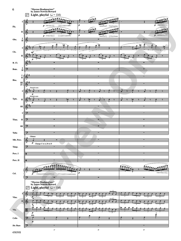 Fantastic Beasts and Where to Find Them – Full Orchestra Conductor Score & Parts (Digital Download)