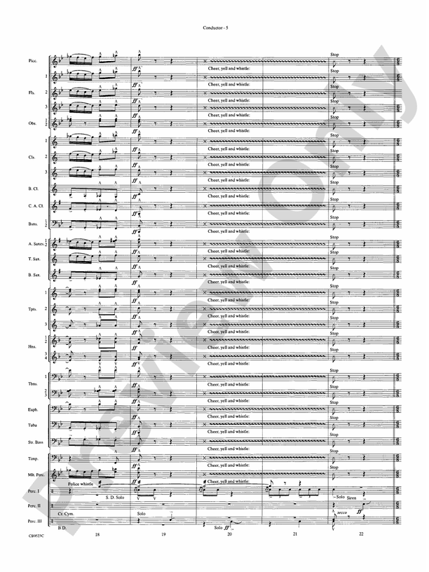 The Wizard of Oz (Medley) - Concert Band Conductor Score & Parts (Digital Download)