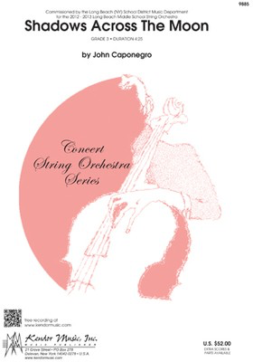 Shadows Across The Moon - John Caponegro - Kendor Music Score/Parts