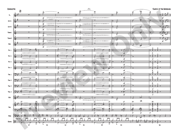Jumpin' at the Woodside (Arr. Mike Kamuf) - Jazz Ensemble Conductor Score & Parts(Digital Download)