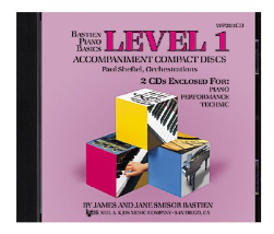 PIANO BASICS LEVEL 1 ACC. CD'S - BASTIEN - KJOS WP201CD