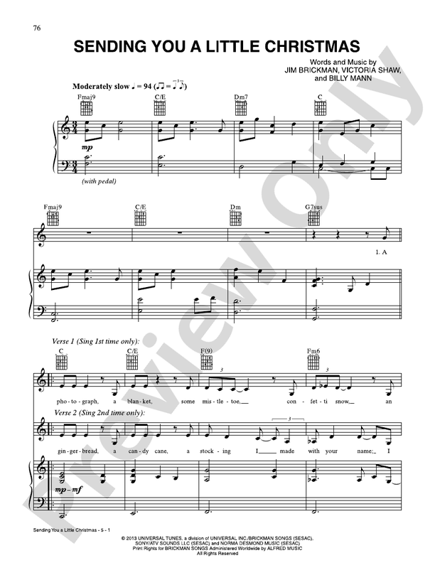 Sending You a Little Christmas - DSM-PS-0015752 - Piano (Digital Download)