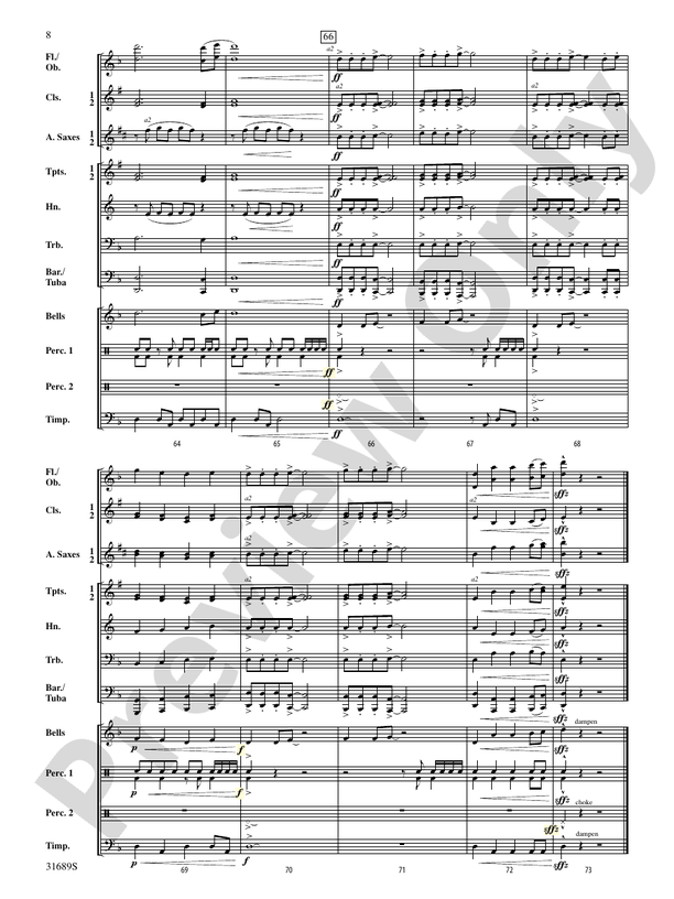 Rite of Ascension - Concert Band Conductor Score & Parts (Digital Download)