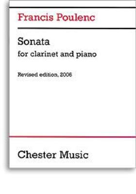 Poulenc - Sonata Revised Edition 2006 - Clarinet/Piano Accompaniment Chester CH70972