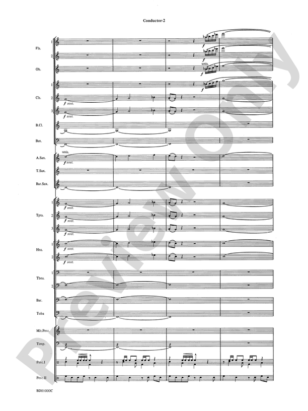 Chant Rituals - Concert Band Conductor Score & Parts (Digital Download)