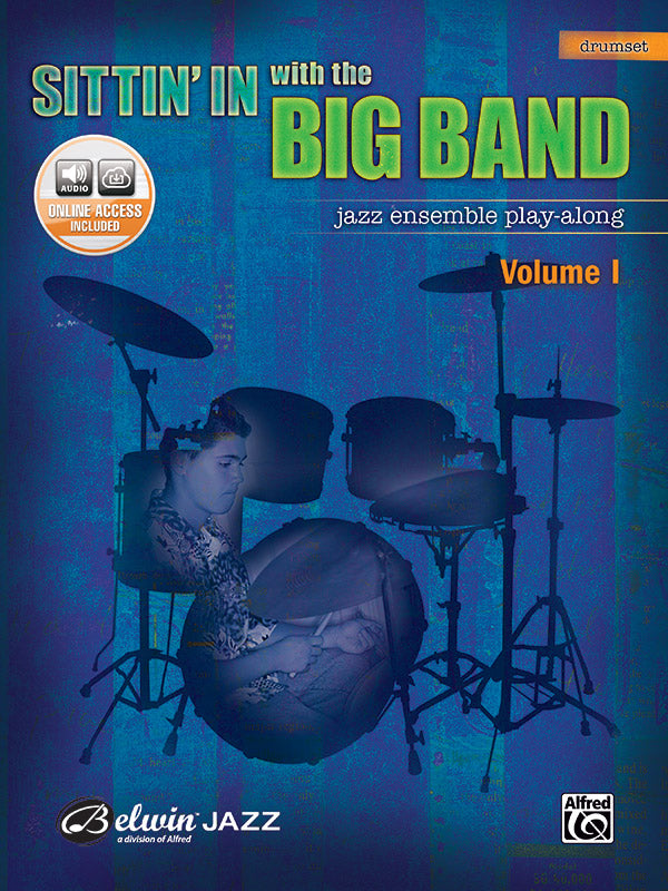 Sittin In with the Big Band Vol 1 Drums Bk/Cd