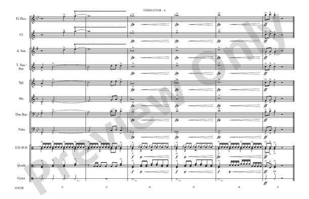 Cool Kids – Marching Band Conductor Score & Parts (Digital Download)