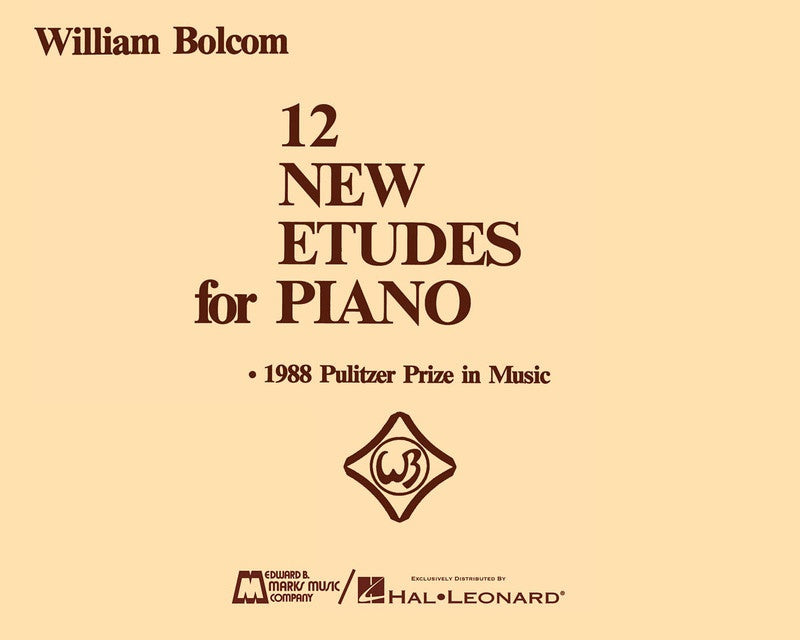 12 New Etudes for Piano -  Bolcom