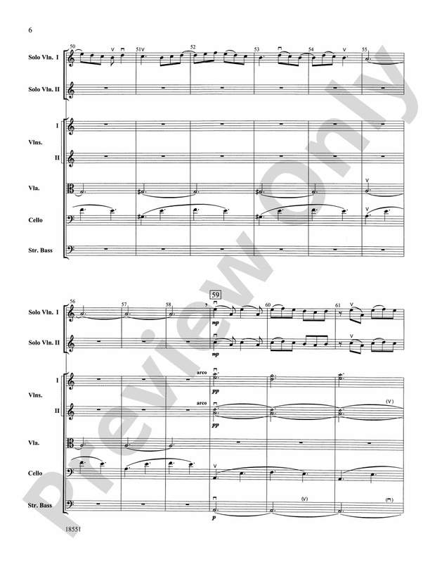 Bailes para Orquesta (For Two Solo Violins and String Orchestra) – String Orchestra Conductor Score & Parts (Digital Download)