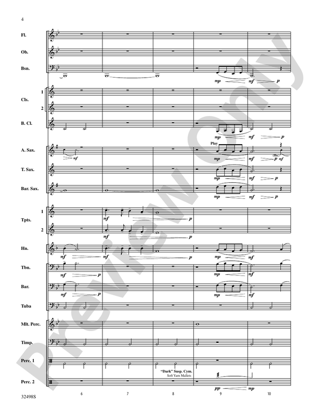 The Secret of Life - Concert Band Conductor Score & Parts (Digital Download)