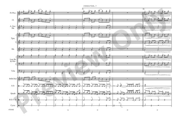 New Rules – Marching Band Conductor Score & Parts (Digital Download)