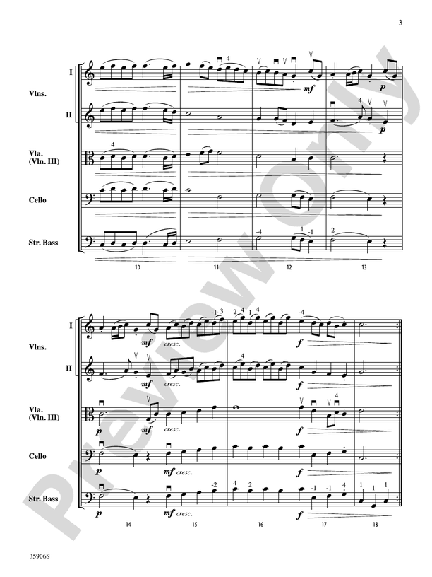 Two Baroque Dances – String Orchestra Conductor Score & Parts (Digital Download)