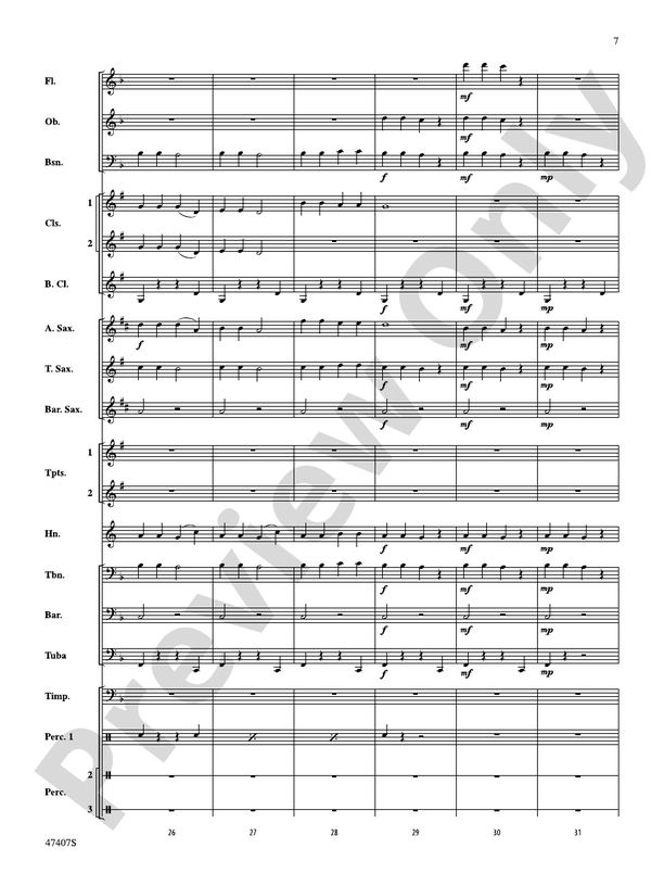 Old MacDonald Had a Farm - Concert Band Conductor Score & Parts (Digital Download)