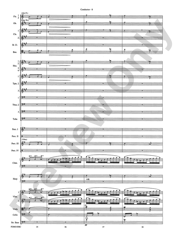 Harry Potter Symphonic Suite – Full Orchestra Conductor Score & Parts (Digital Download)
