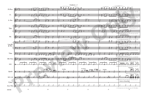 We Are Family – Marching Band Conductor Score & Parts (Digital Download)