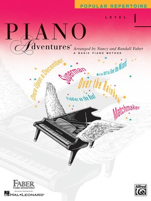 Piano Adventures Level 1 Popular Repertoire Book - Piano by Faber/Faber Hal Leonard 420235