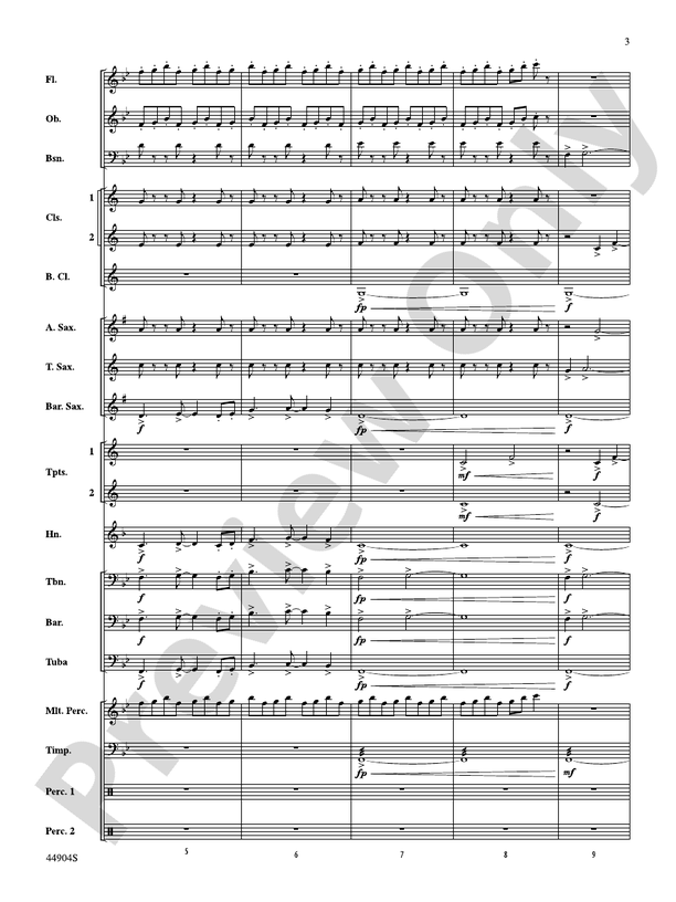 Vivo! - Concert Band Conductor Score & Parts (Digital Download)