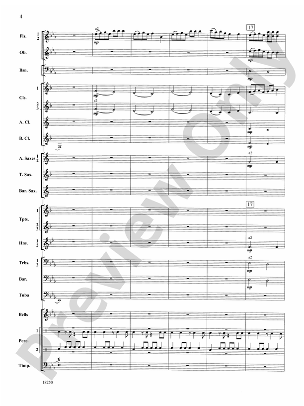 Slavic Rhapsody - Concert Band Conductor Score & Parts (Digital Download)