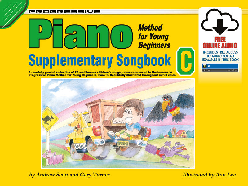 Progressive Piano Meth Yng Begin Supp Songbk C