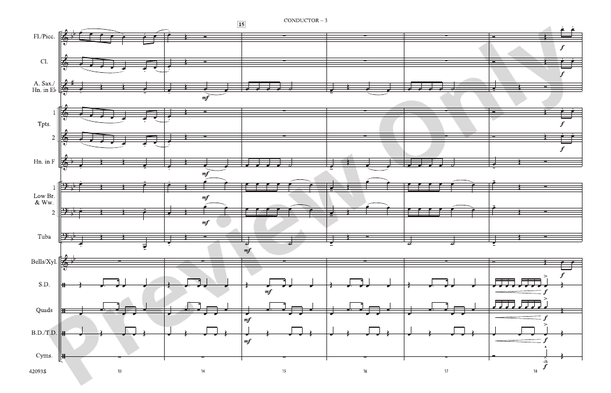 Best Song Ever – Marching Band Conductor Score & Parts (Digital Download)