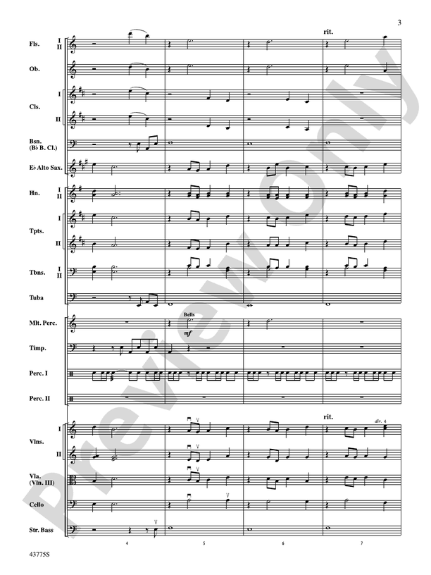 Ancient Echoes of Time – Full Orchestra Conductor Score & Parts (Digital Download)