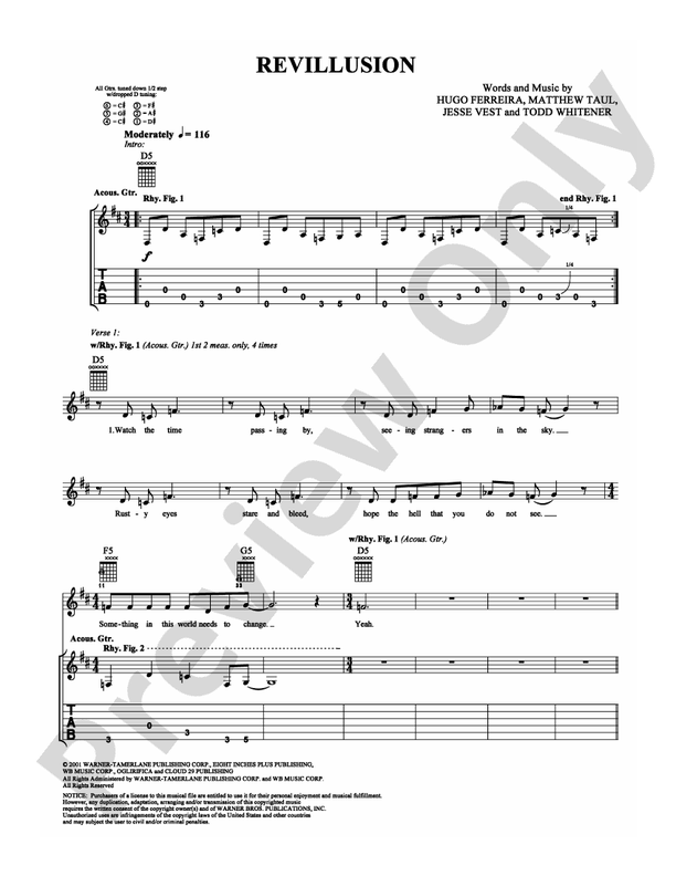 Revillusion - Guitar TAB (Digital Download)