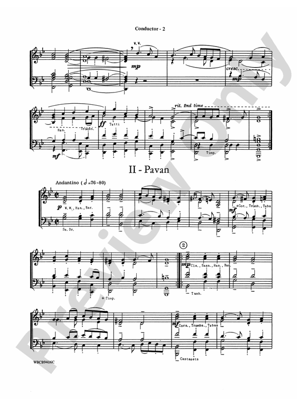 Court Festival (Suite for Concert Band) - Concert Band Conductor Score & Parts (Digital Download)