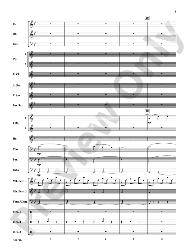 Prelude and Firestorm - Concert Band Conductor Score & Parts (Digital Download)