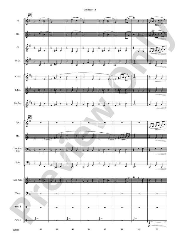 Harry Potter and the Goblet of Fire, Themes from - Concert Band Conductor Score & Parts (Digital Download)