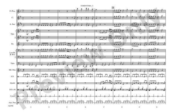 Just Give Me a Reason – Marching Band Conductor Score & Parts (Digital Download)