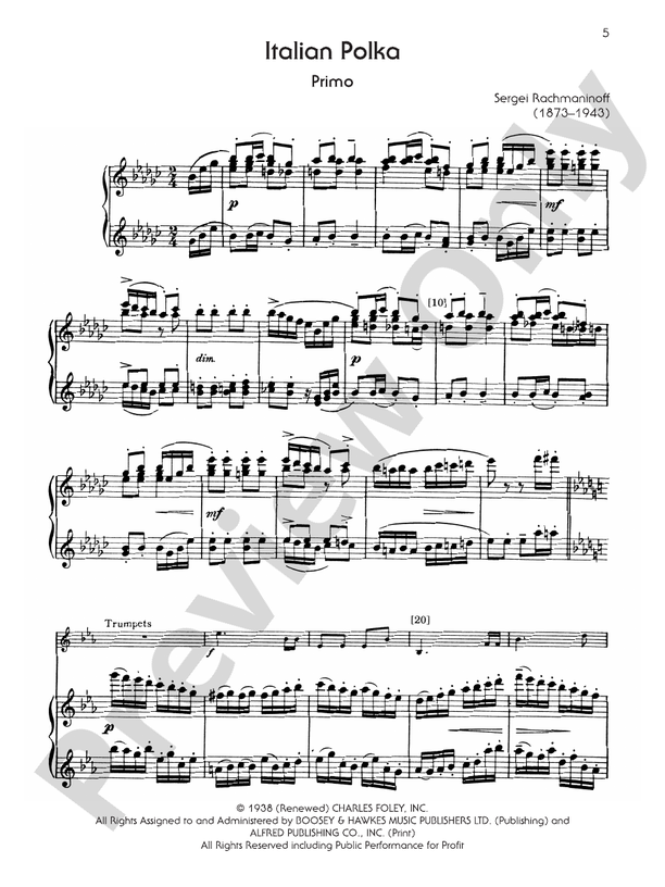 The Piano Works of Rachmaninoff, Volume VIII: Works for One Piano/Four Hands and One Piano/Six Hands - Piano (Digital Download)