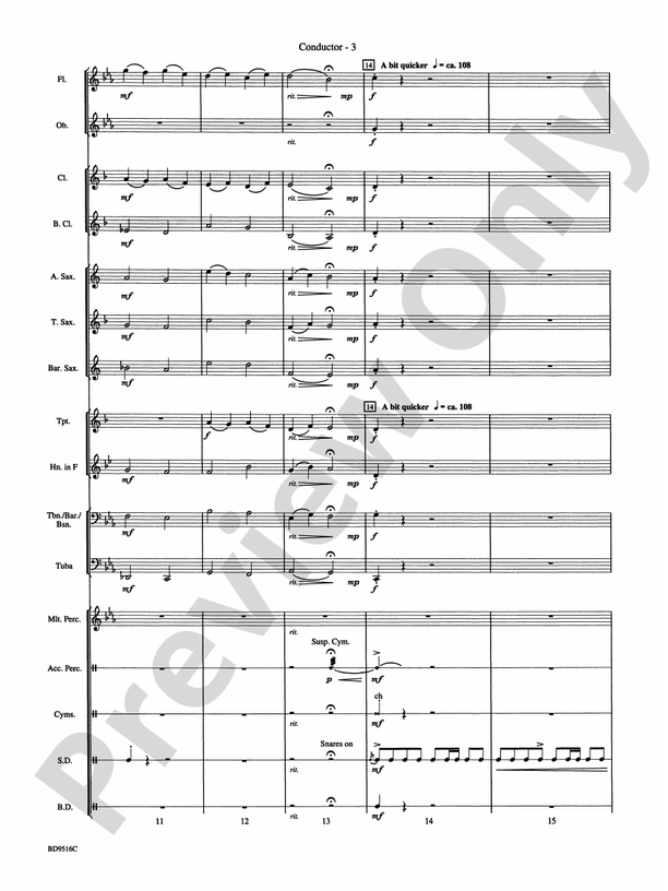 Cantus - Concert Band Conductor Score & Parts (Digital Download)