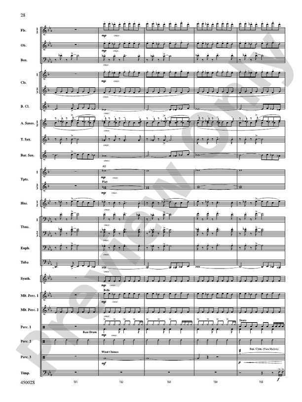 Winds of Change - Concert Band Conductor Score & Parts (Digital Download)