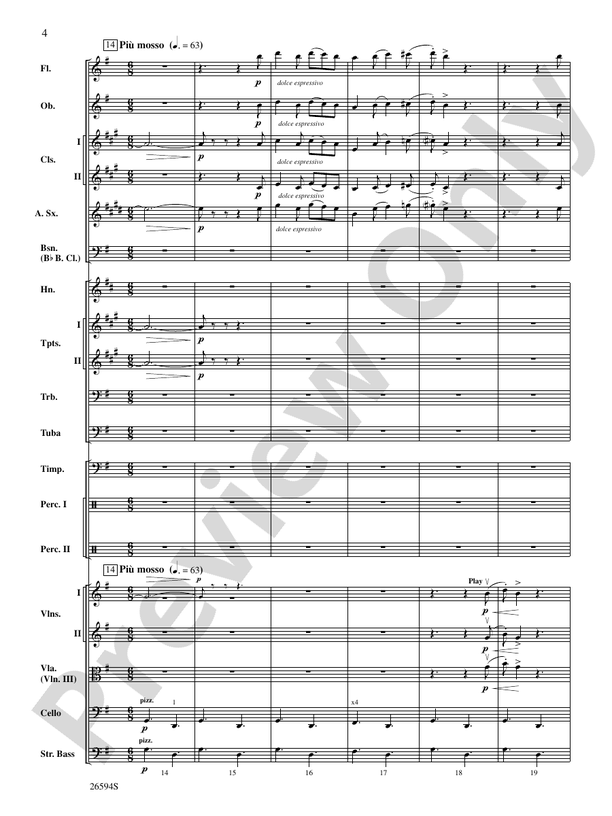 Themes from Capriccio Italien – Full Orchestra Conductor Score & Parts (Digital Download)