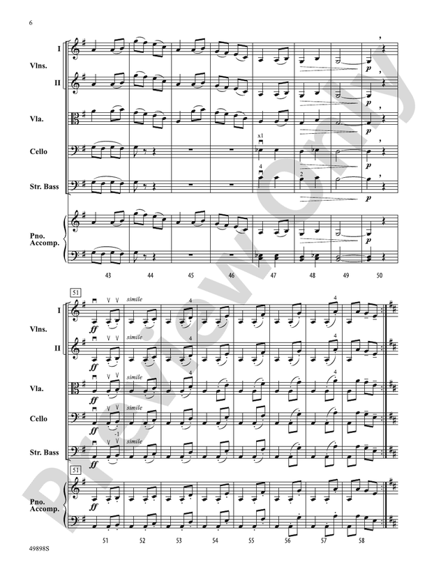 Danse - String Orchestra Conductor Score & Parts (Digital Download)