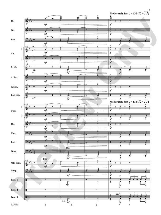 Mack the Knife - Concert Band Conductor Score & Parts (Digital Download)