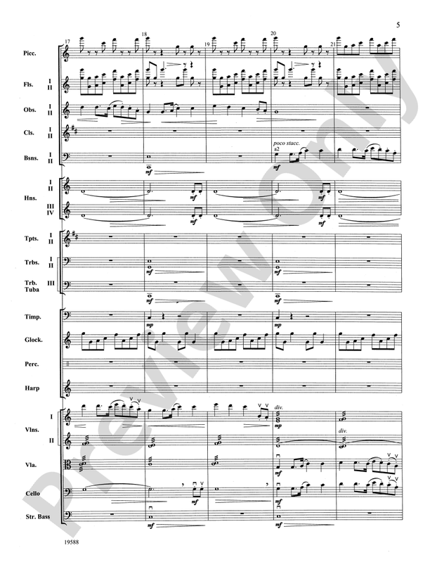 Camp Meeting (Fantasia on Early American Hymns) – Full Orchestra Conductor Score & Parts (Digital Download)