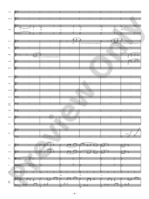 Silent Night - Full Orchestra Conductor Score & Parts (Digital Download)