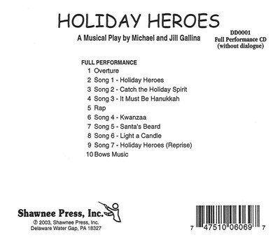 Holiday Heroes Full Performance CD (no dialogue) - 2-Part Hal Leonard CD
